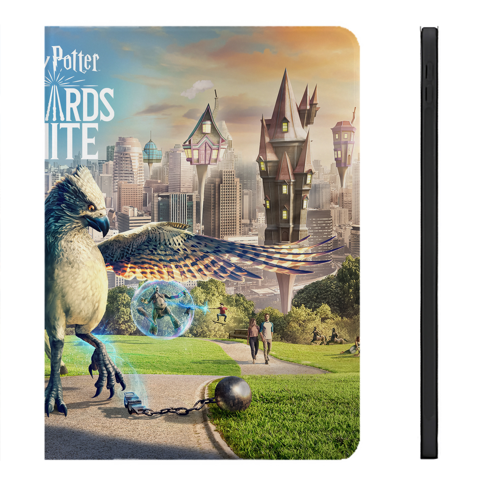 （画像用） Harry Potter ハリー・ポッターシリーズ IPadケース ペンホルダー付き ブックスタイルデザイン